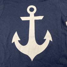 Load image into Gallery viewer, Boys H&amp;M, navy cotton tee / top, anchor, EUC, size 9-10,  
