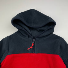 Load image into Gallery viewer, Boys Cotton On, red &amp; navy fleece hoodie sweater, GUC, size 2,  