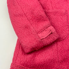 Load image into Gallery viewer, Girls PEPCO, pink wool blend jacket / coat, small mark right cuff, L: 50cm, NEW, size 5,  