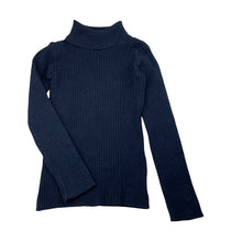 Load image into Gallery viewer, Unisex Target, navy chunky rib skivvy / roll neck top, FUC, size 4,  