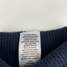 Load image into Gallery viewer, Unisex Target, navy chunky rib skivvy / roll neck top, FUC, size 4,  
