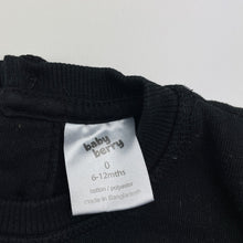 Load image into Gallery viewer, Unisex Baby Berry, black sweater / jumper, pilling, FUC, size 0,  