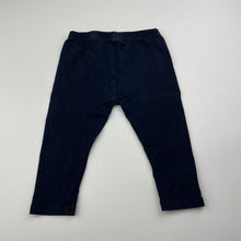 Load image into Gallery viewer, Girls Target, navy leggings / bottoms, wash fade, FUC, size 0,  
