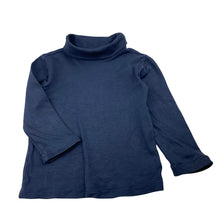 Load image into Gallery viewer, Unisex Target, navy cotton skivvy / roll neck top, GUC, size 3,  