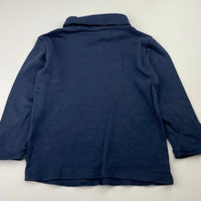 Load image into Gallery viewer, Unisex Target, navy cotton skivvy / roll neck top, GUC, size 3,  