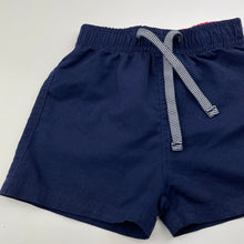 Load image into Gallery viewer, Boys Emerson, navy board shorts, elasticated, GUC, size 1,  