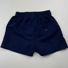 Load image into Gallery viewer, Boys Emerson, navy board shorts, elasticated, GUC, size 1,  