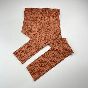 Girls H&M, stretchy animal print leggings, Inside leg: 50cm, EUC, size 7,  