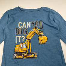 Load image into Gallery viewer, Boys Anko, cotton long sleeve tee / top, digger, GUC, size 7,  