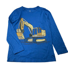 Load image into Gallery viewer, Boys Target, organic cotton long sleeve tee / top, digger, GUC, size 7,  