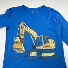 Load image into Gallery viewer, Boys Target, organic cotton long sleeve tee / top, digger, GUC, size 7,  