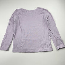 Load image into Gallery viewer, Girls Favourites, purple cotton long sleeve tee / top, GUC, size 4,  