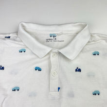 Load image into Gallery viewer, Boys Anko, embroidered cotton polo shirt top, EUC, size 8,  