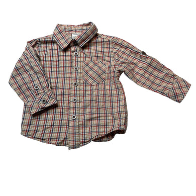 Boys Charlie & Me, lightweight cotton long sleeve shirt, EUC, size 0,  