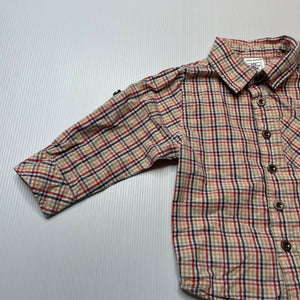 Boys Charlie & Me, lightweight cotton long sleeve shirt, EUC, size 0,  