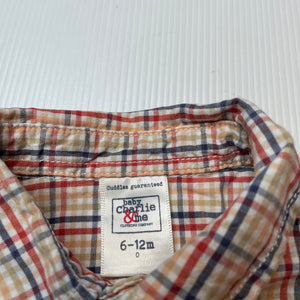 Boys Charlie & Me, lightweight cotton long sleeve shirt, EUC, size 0,  