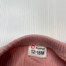 Load image into Gallery viewer, Girls PatPat, pink ribbed nappy cover / bloomers, GUC, size 1,  