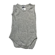Load image into Gallery viewer, Unisex Anko, grey marle singletsuit / romper, GUC, size 000,  