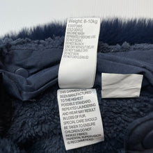 Load image into Gallery viewer, Girls Baby Berry, navy fleece lined hooded jacket / coat, EUC, size 0,  