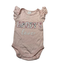 Load image into Gallery viewer, Girls Baby Baby, pink cotton bodysuit / romper, EUC, size 00,  