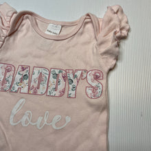Load image into Gallery viewer, Girls Baby Baby, pink cotton bodysuit / romper, EUC, size 00,  