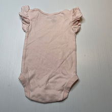 Load image into Gallery viewer, Girls Baby Baby, pink cotton bodysuit / romper, EUC, size 00,  