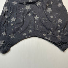 Load image into Gallery viewer, Girls Baby Berry, grey cotton romper, silver stars, GUC, size 1,  