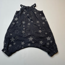 Load image into Gallery viewer, Girls Baby Berry, grey cotton romper, silver stars, GUC, size 1,  