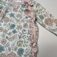 Load image into Gallery viewer, Girls Ollie's Place, floral cotton coverall / romper, EUC, size 000,  