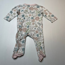 Load image into Gallery viewer, Girls Ollie's Place, floral cotton coverall / romper, EUC, size 000,  