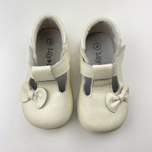Shoes Lily & Dan, leather T-bar shoes, FUC, size 4,  