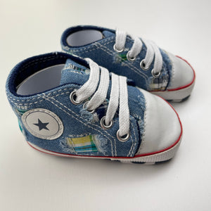 Shoes blue, lightweight baby shoes, EUC, size 1,  