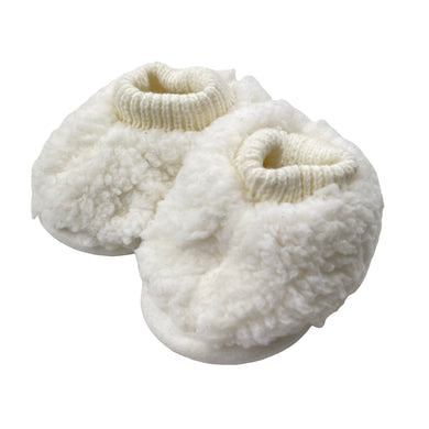 Shoes soft, fluffy fleece shoes / bootees, EUC, size 0-1,  
