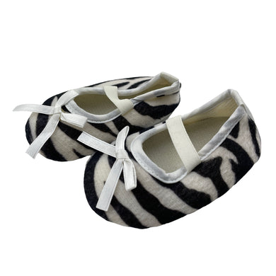 Shoes lightweight, zebra print baby shoes, EUC, size 1,  