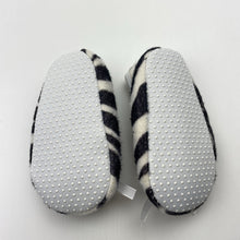 Load image into Gallery viewer, Shoes lightweight, zebra print baby shoes, EUC, size 1,  