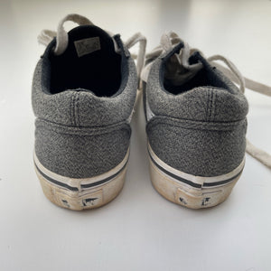 Shoes VANS, grey sneakers, EU 35, FUC, size 3,  