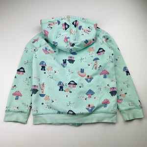 Girls Target, zip hoodie sweater, marks front & sleeves, FUC, size 6,  