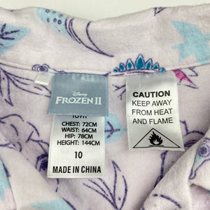 Girls Disney, Frozen flannel cotton pyjama top, FUC, size 10,  