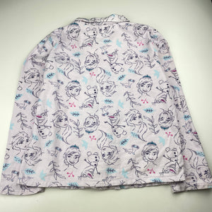 Girls Disney, Frozen flannel cotton pyjama top, FUC, size 10,  