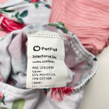 Load image into Gallery viewer, Girls PatPat, lightweight floral romper, GUC, size 0,  
