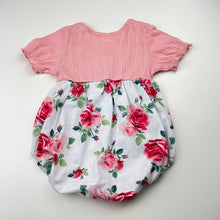 Load image into Gallery viewer, Girls PatPat, lightweight floral romper, GUC, size 0,  
