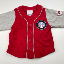 Load image into Gallery viewer, Boys Kids Korner, cotton baseball style top, FUC, size 0,  