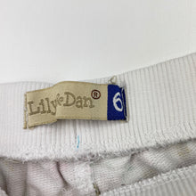 Load image into Gallery viewer, Girls Lily &amp; Dan, floral cotton shorts, elasticated, GUC, size 6,  
