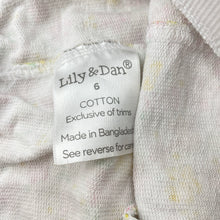 Load image into Gallery viewer, Girls Lily &amp; Dan, floral cotton shorts, elasticated, GUC, size 6,  