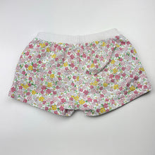 Load image into Gallery viewer, Girls Lily &amp; Dan, floral cotton shorts, elasticated, GUC, size 6,  