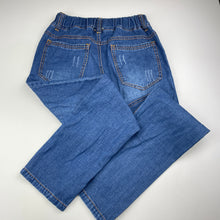 Load image into Gallery viewer, Boys Zare Kids, distressed denim jeans, elasticated, Inside leg: 59cm, GUC, size 11-12,  