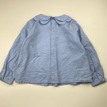 Load image into Gallery viewer, Girls Jacadi Paris, lightweight cotton long sleeve blouse / top, EUC, size 6,  
