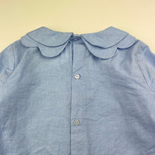 Load image into Gallery viewer, Girls Jacadi Paris, lightweight cotton long sleeve blouse / top, EUC, size 6,  
