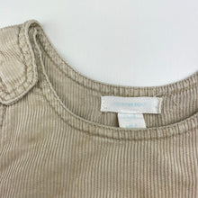 Load image into Gallery viewer, Girls Country Road, corduroy cotton overalls dress, light marks, FUC, size 1, L: 43cm