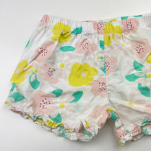Load image into Gallery viewer, Girls Target, lightweight floral cotton pyjama shorts, FUC, size 3,  